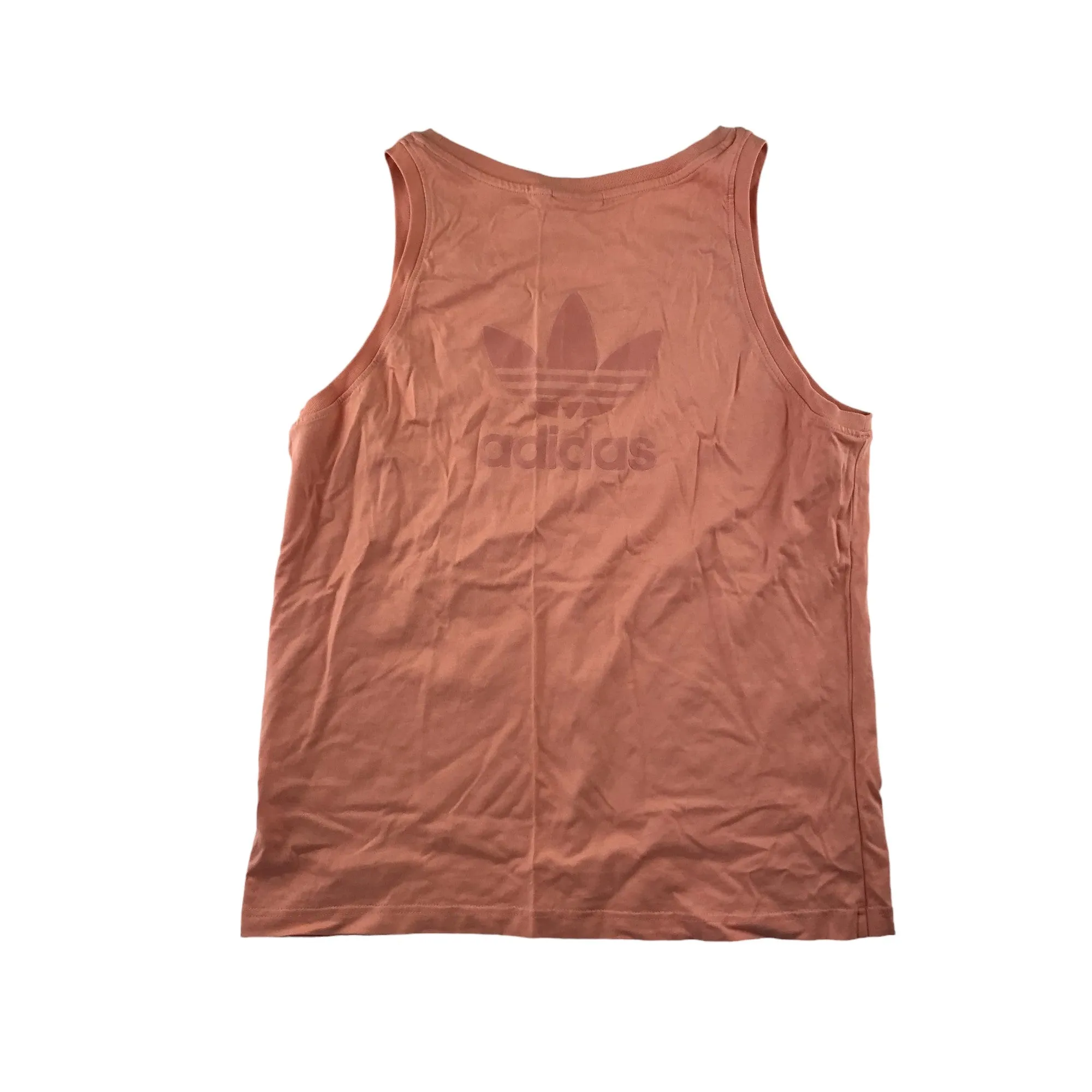 Adidas tank top adult size M light peach orange sleeveless top