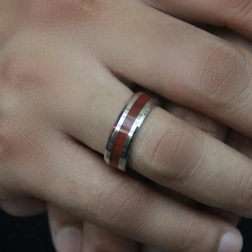 Brown Silver Band for Men