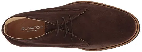 BUGATCHI MEN'S GARDA CHUKKA BOOT, TESTA DI MORO, 10.5 M US