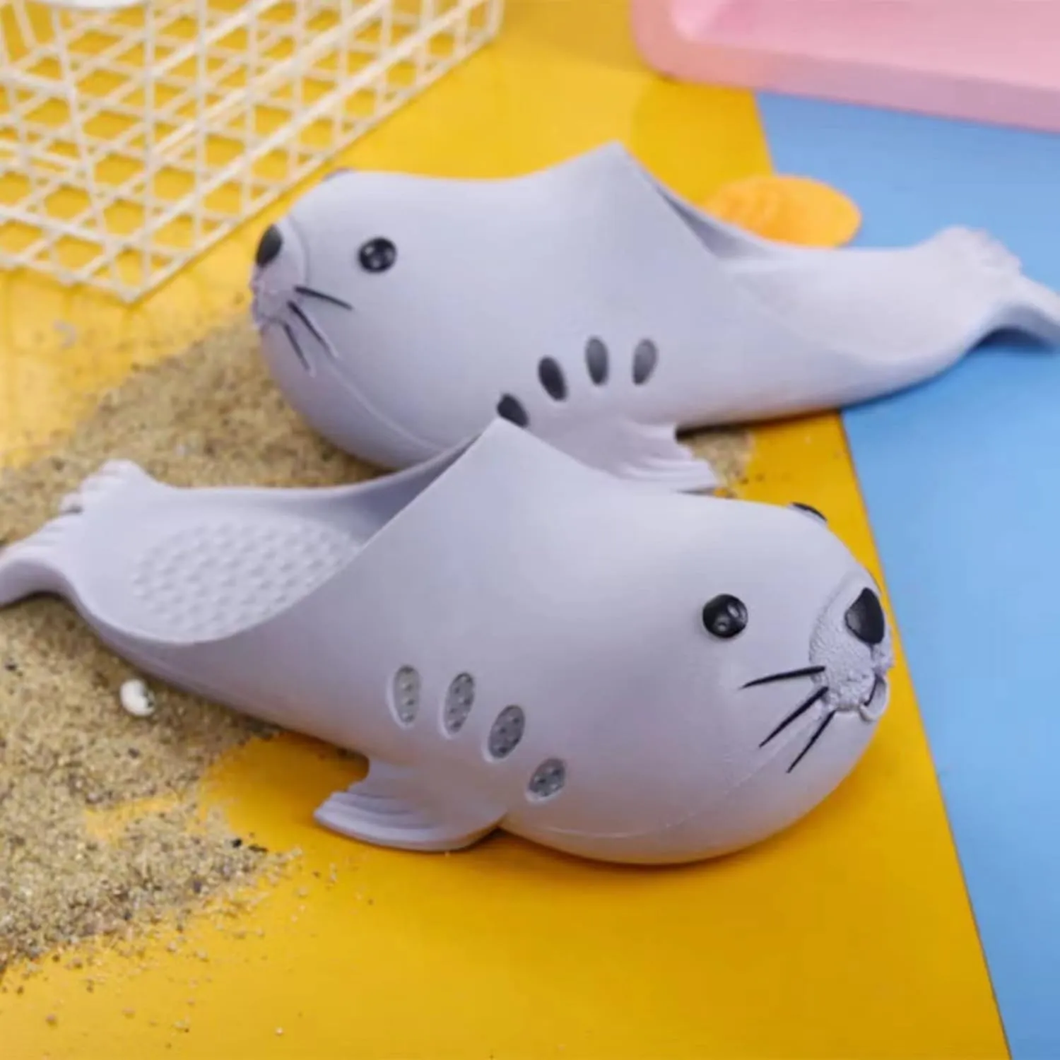 Cartoon Animal Slippers Summer Cute Home Shoes Bathroom Beach Slippers Unisex