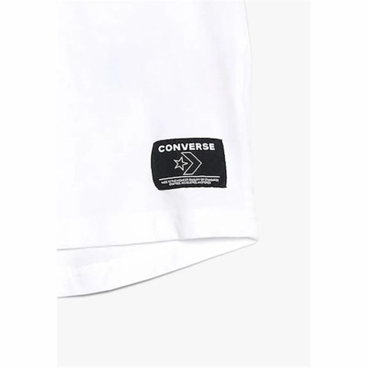 Child's Short Sleeve T-Shirt Converse Retro Sport White