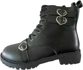 Chunky Boots for Women Short Boots Leather Boots Women's Retro Ankle Boots Low Chunky Block Heel Booties Shoes