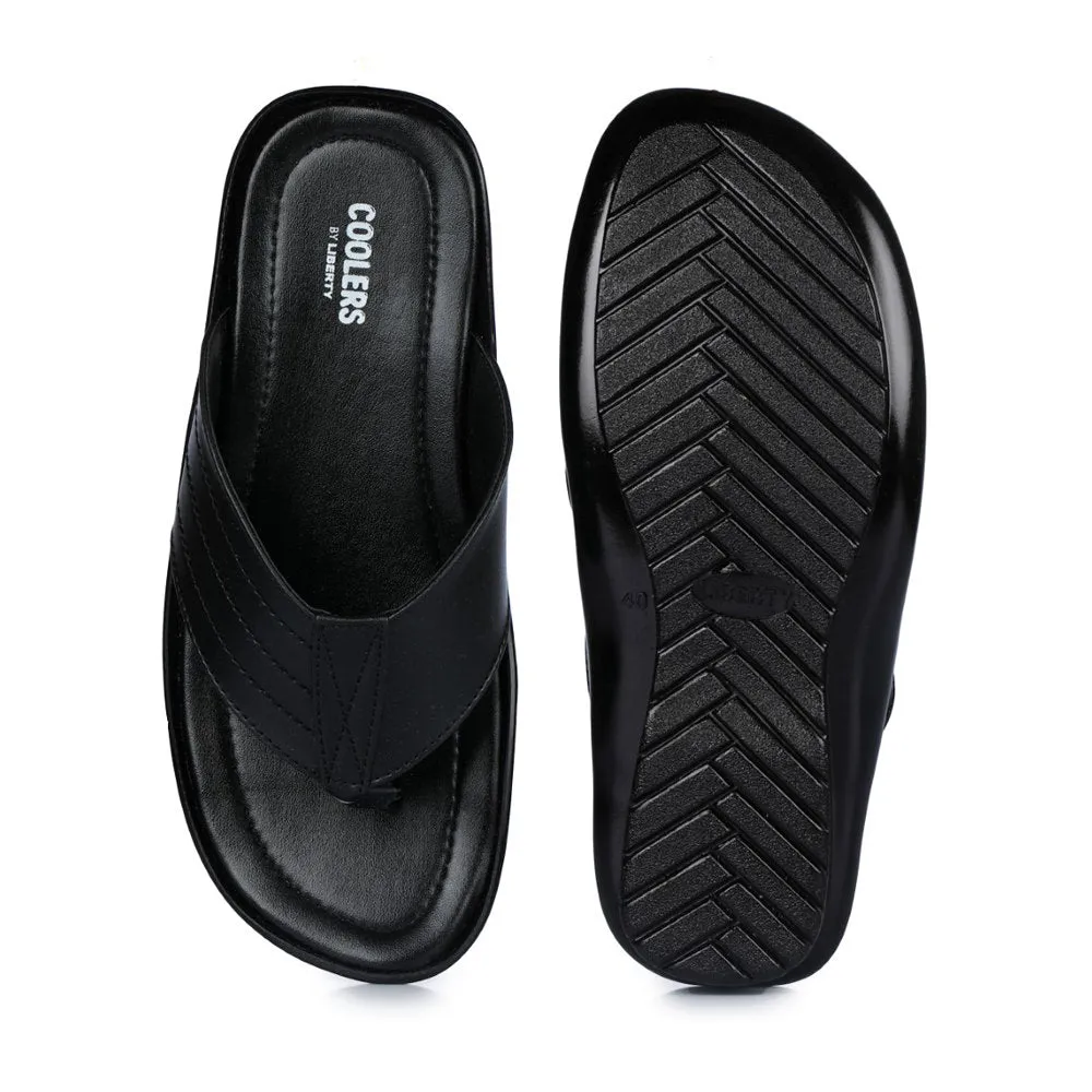 Coolers Casual (Black) Slippers For Men COOL99-120 By Liberty