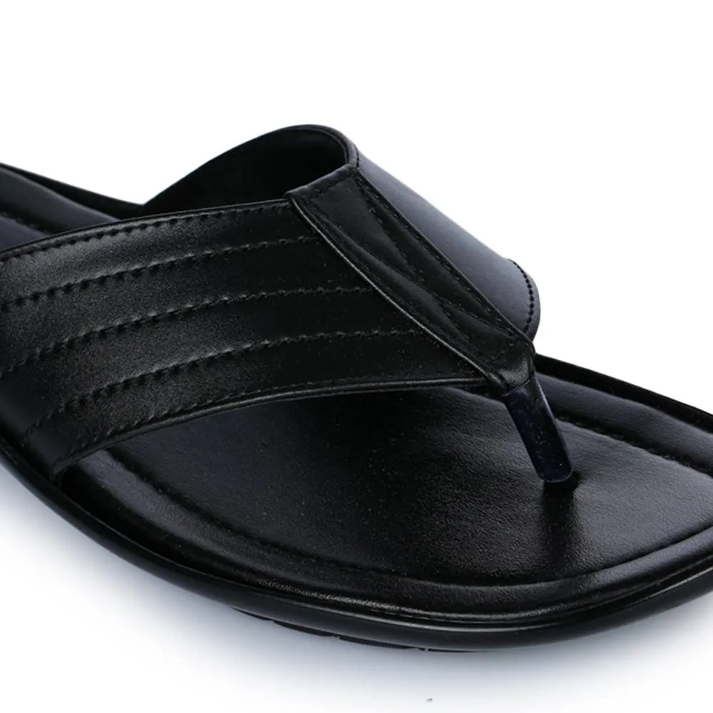 Coolers Casual (Black) Slippers For Men COOL99-120 By Liberty