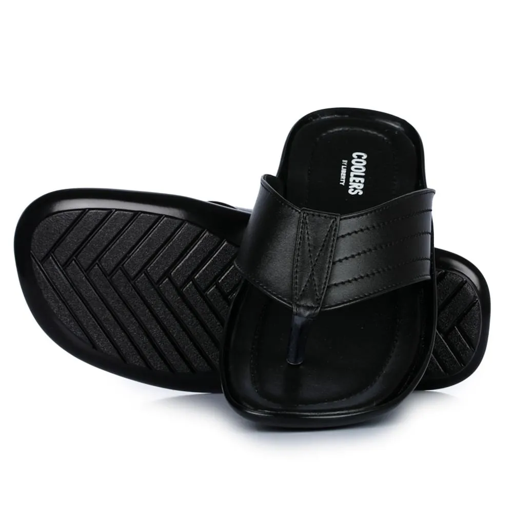 Coolers Casual (Black) Slippers For Men COOL99-120 By Liberty