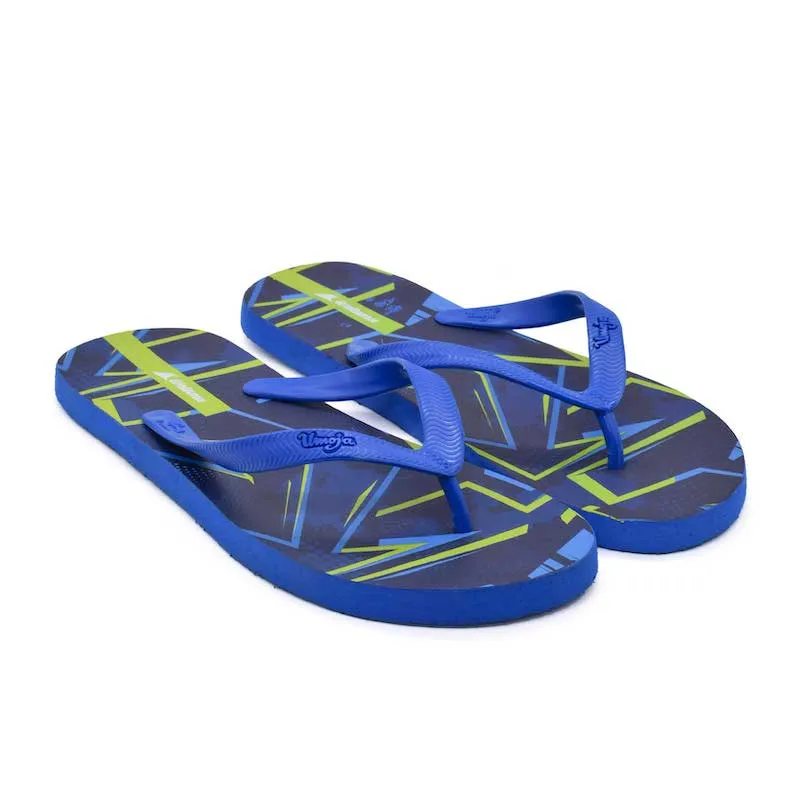 Digital Slipper Men - Abstract Blue