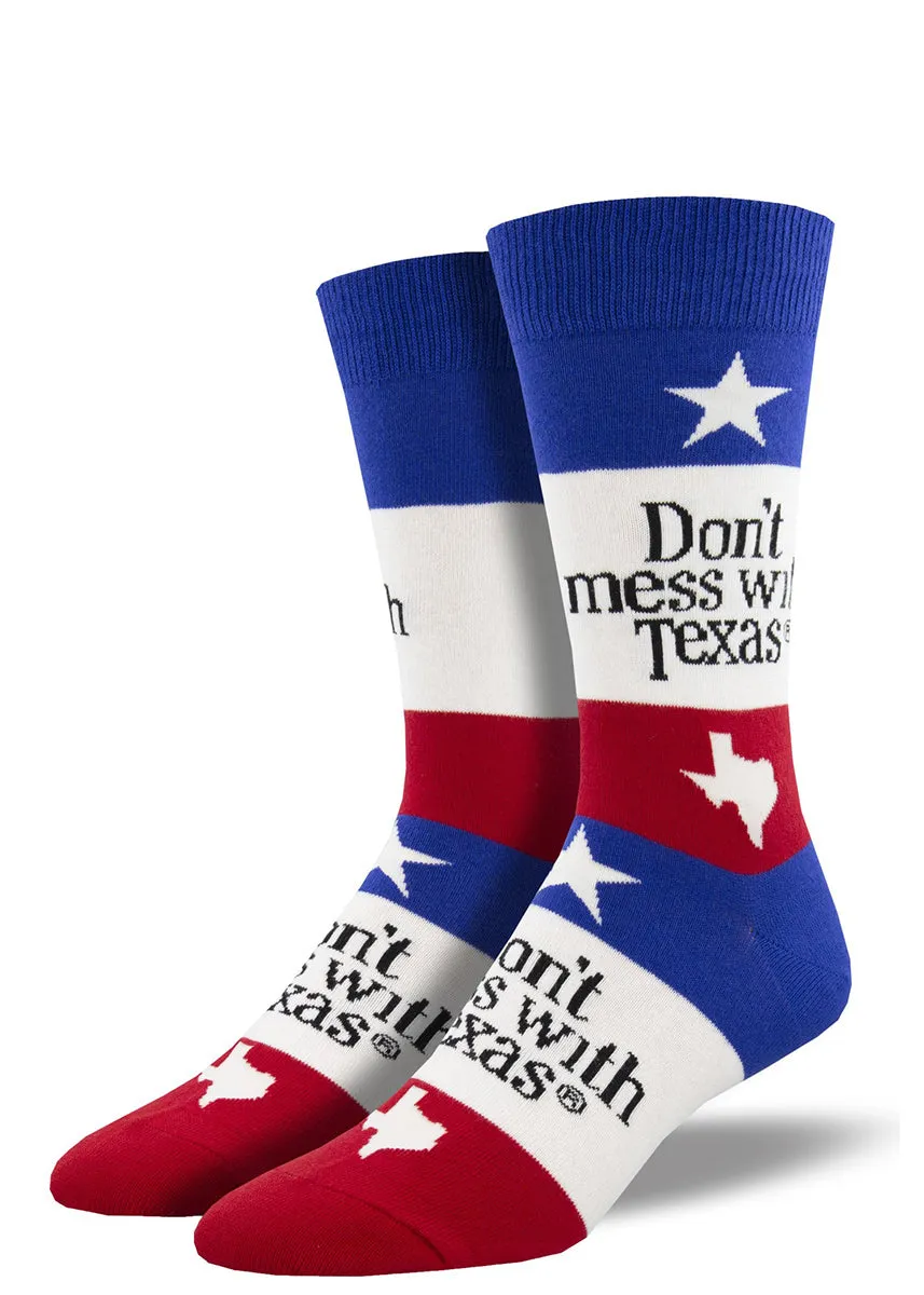 Don't Mess With Texas Men's Socks