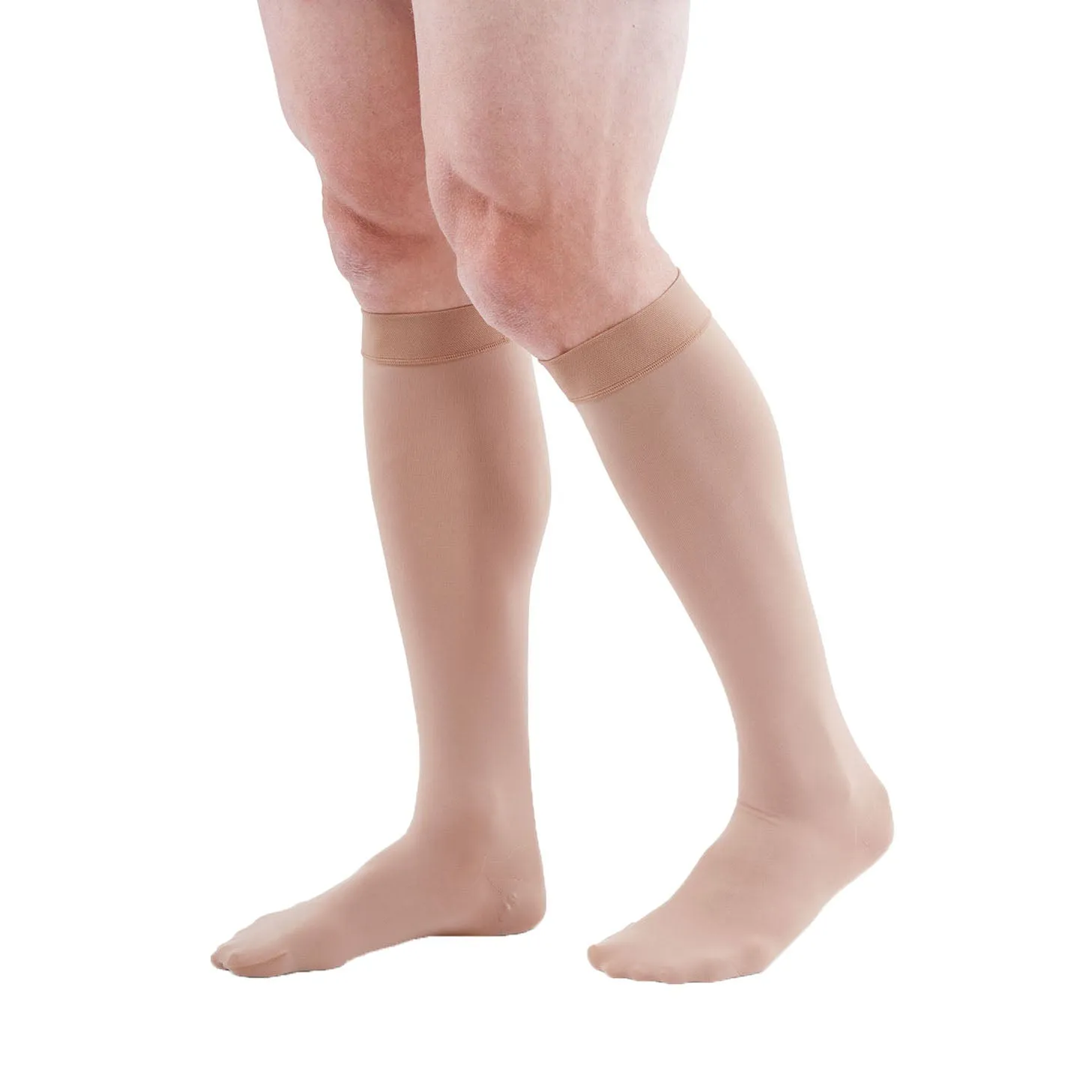Duomed Advantage Soft Opaque Closed Toe Knee Highs - 15-20 mmHg