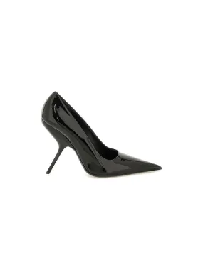 Eva Patent Leather Slingback Pumps