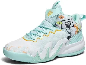 High Top Basketball Shoes Men Shoes Women Shoes Non-Slip Breathable Outdoor Shoes Fashion Graffiti Training Shoes Volleyball Shoes