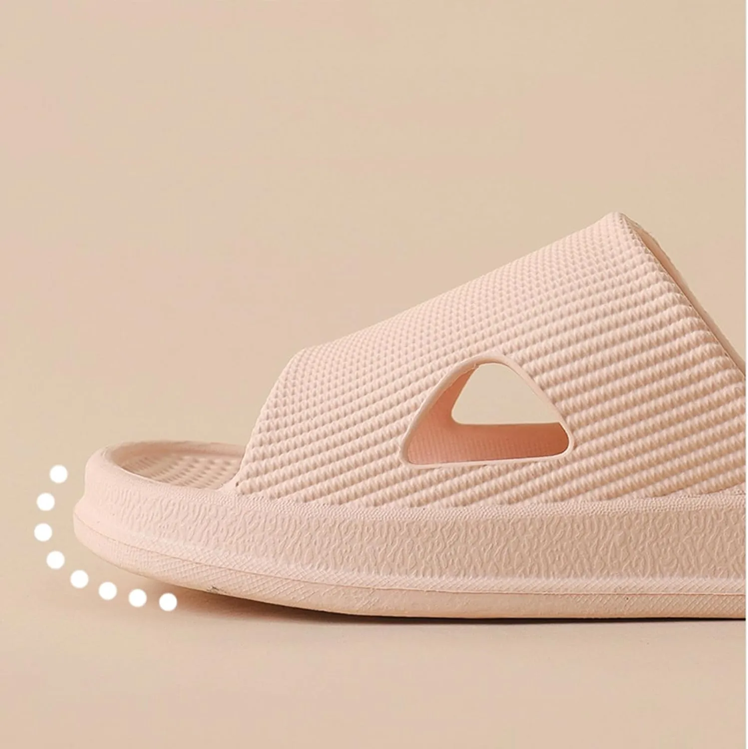Lightweight Slides Shower Sandals Slippers Fashionable Flat Bottom Comfortable Bathroom Home Slippers