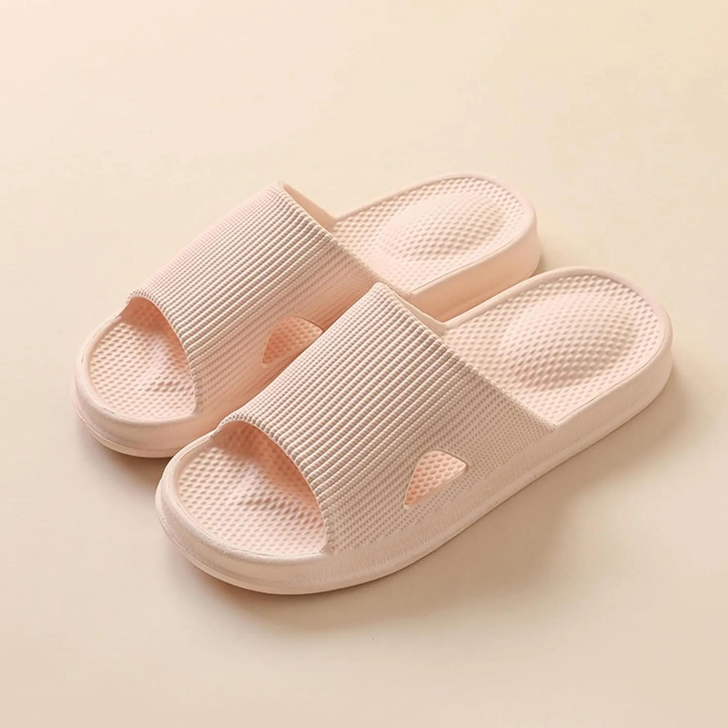 Lightweight Slides Shower Sandals Slippers Fashionable Flat Bottom Comfortable Bathroom Home Slippers