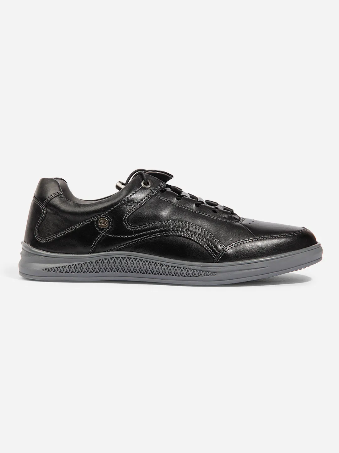 Stylish Mens Black Leather Sneakers - ID3090 for Ultimate Comfort and Fashion