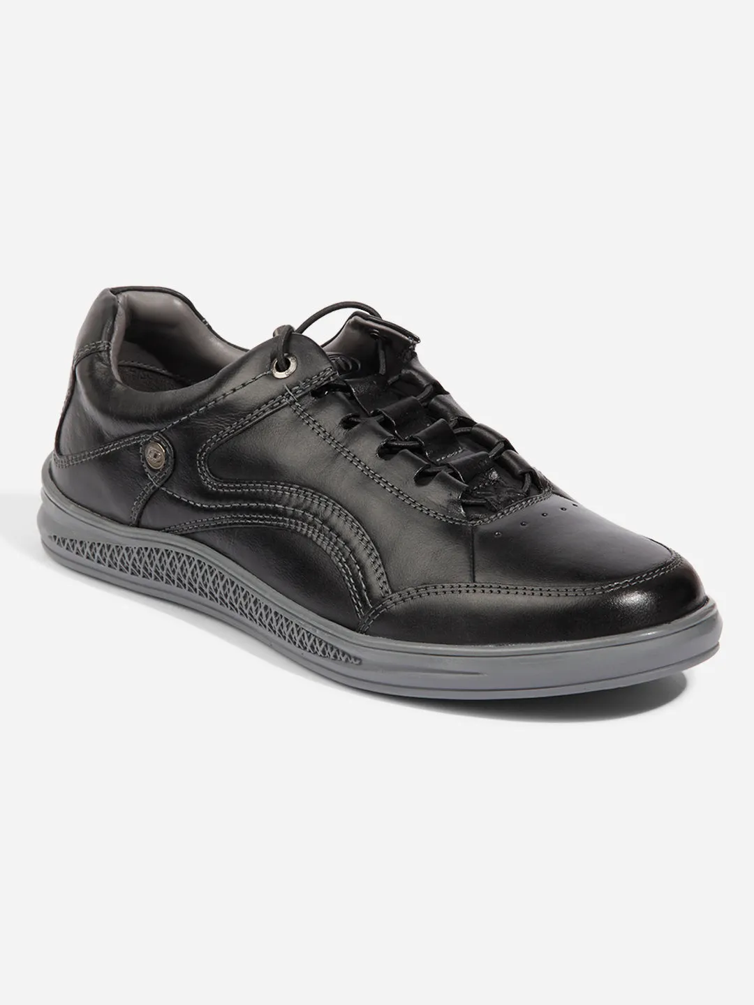 Stylish Mens Black Leather Sneakers - ID3090 for Ultimate Comfort and Fashion