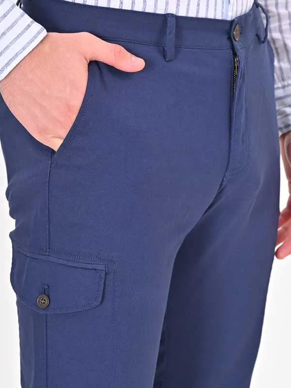 Men Kansas Fit Cotton Trouser