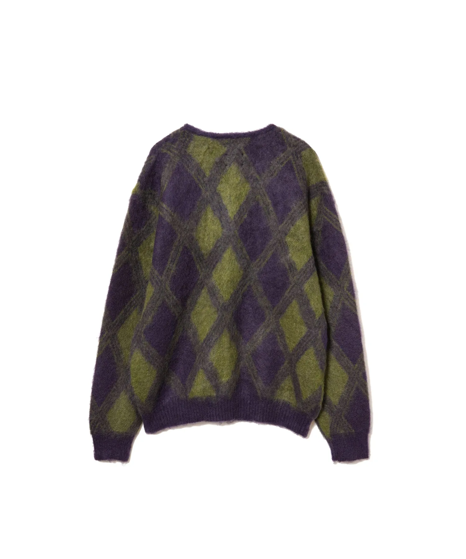 【MEN】NEEDLES Mohair Cardigan-Argyle