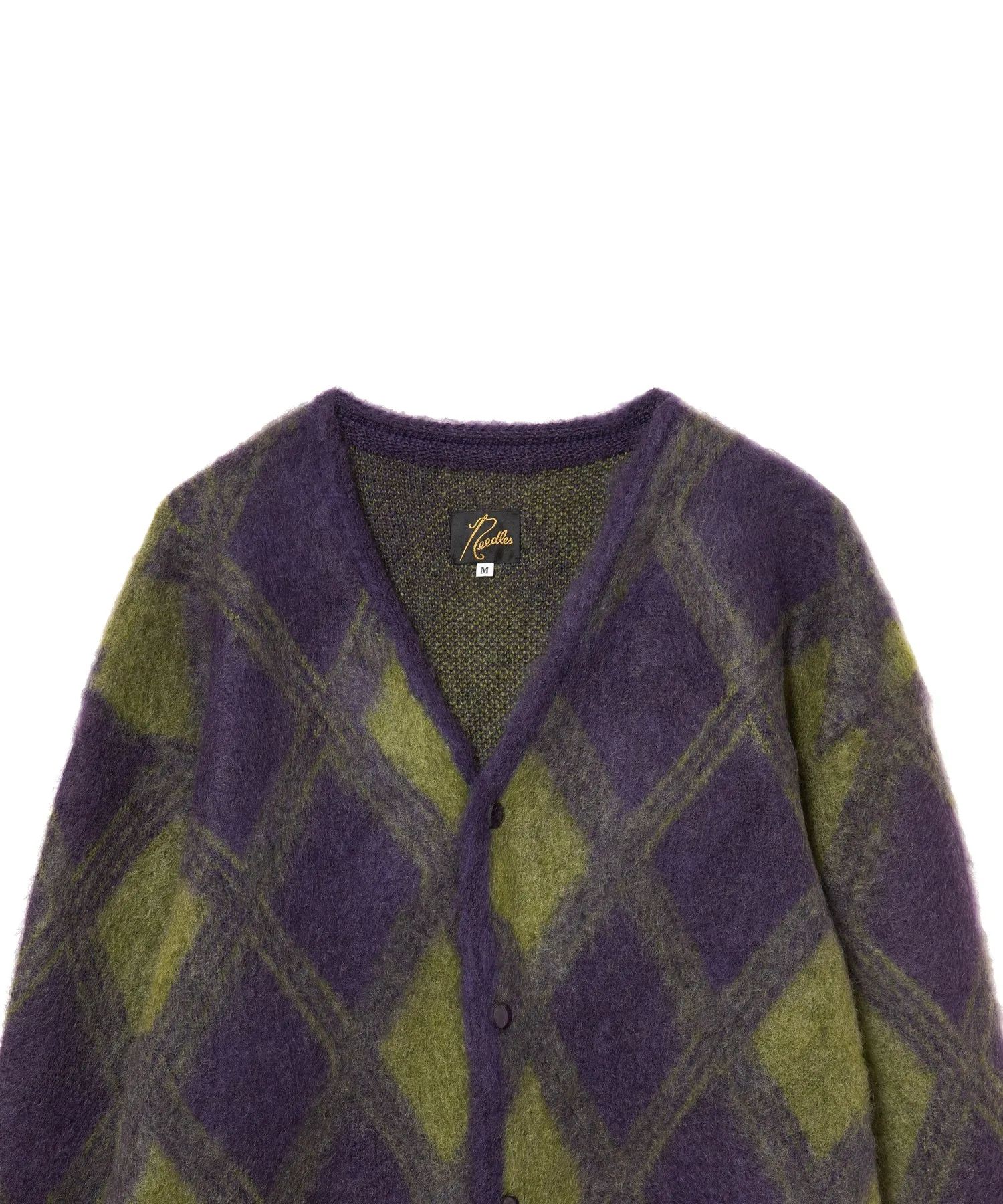 【MEN】NEEDLES Mohair Cardigan-Argyle