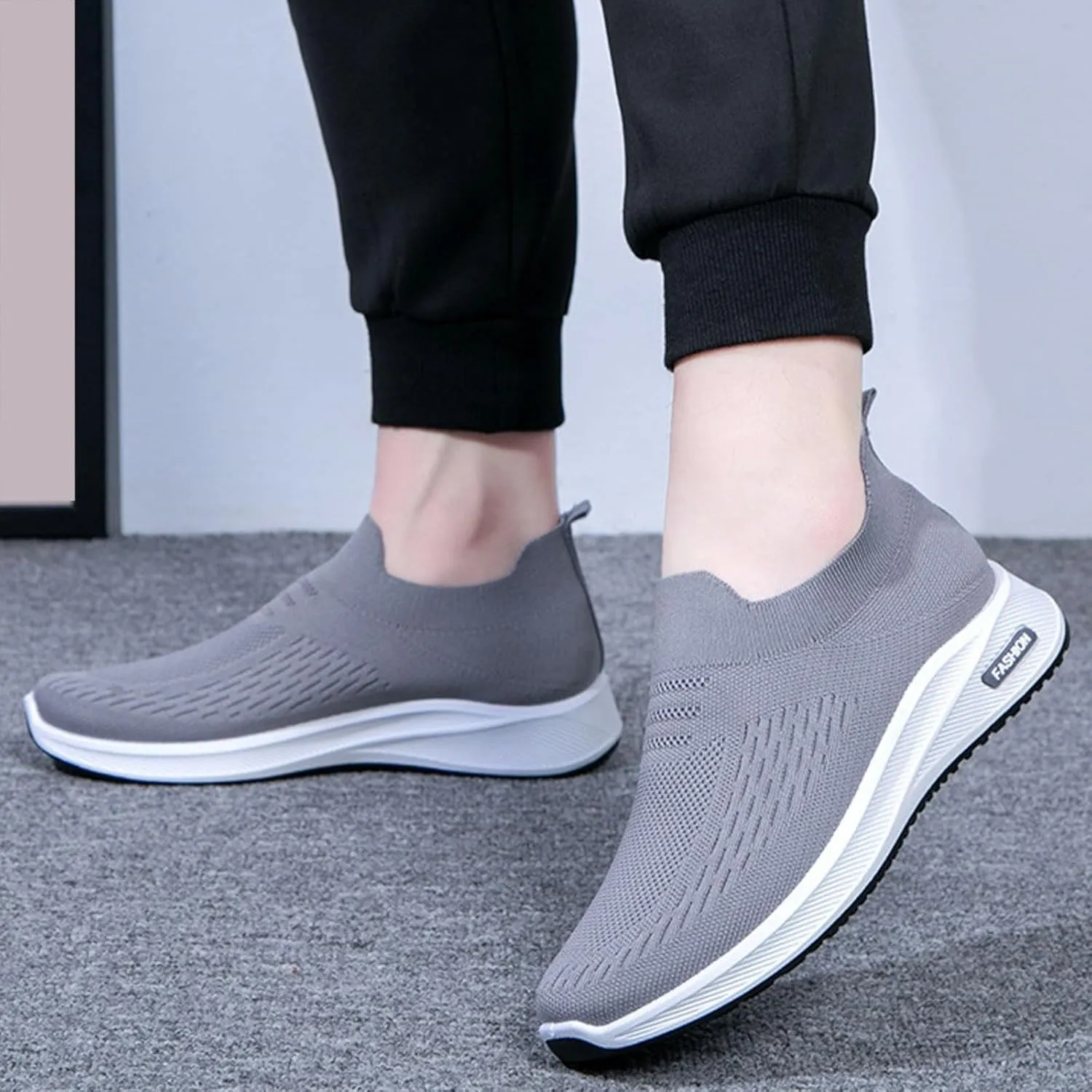 Mens Athletic Shoes Men's Shoes Walking Shoe for Men Slip on Shoe for Men Comfortable Running Trail Sneaker