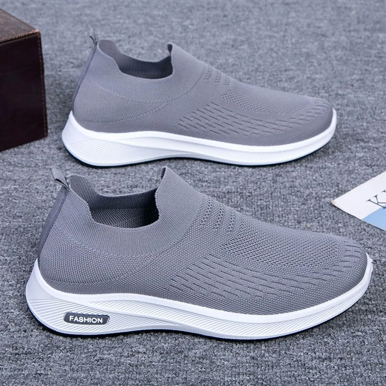 Mens Athletic Shoes Men's Shoes Walking Shoe for Men Slip on Shoe for Men Comfortable Running Trail Sneaker
