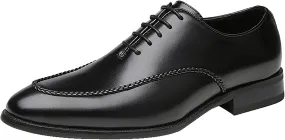 Men's Dress Leather Shoes Formal Loafers for Men Casual Slip On Moccasins Leather Lightweight Driving Shoes Business Shoes,Black,9.5US/44EU