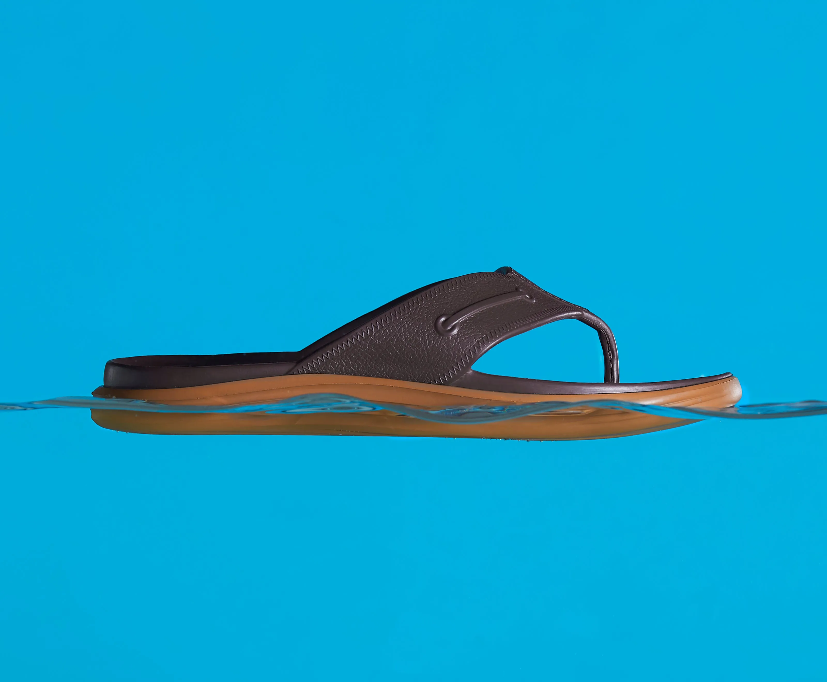 Men's Windward Float Flip Flop Brown/Gum (STS23498)