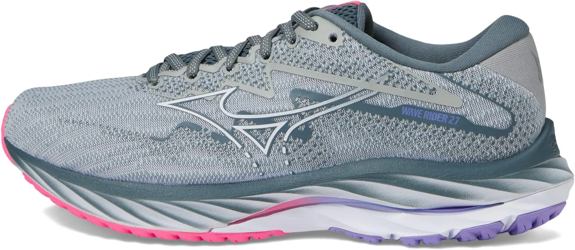 Mizuno Wave Rider 27 Pearl Blue/White