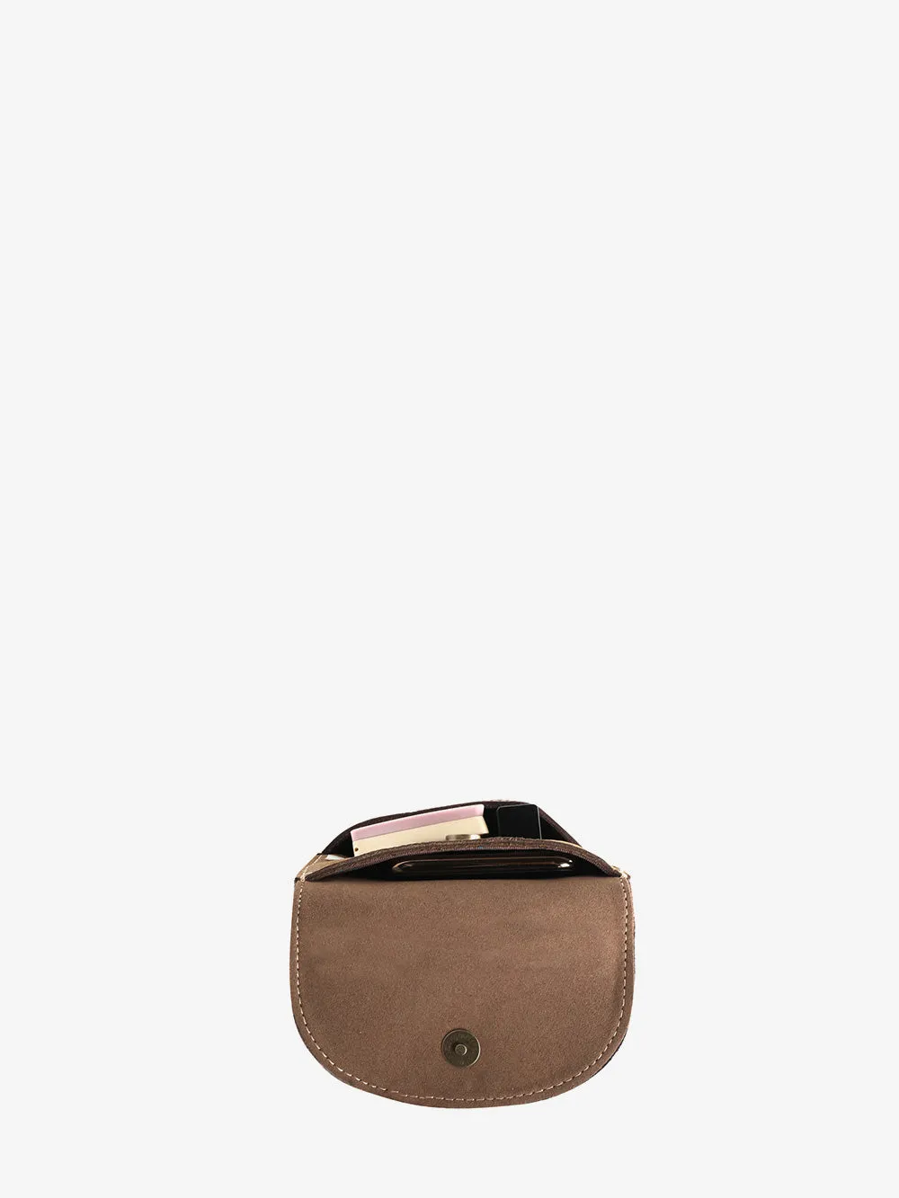 Montana West Floral Tooled Genuine Leather Belt Loop Multi-function Crossbody Phone Holster Pouch