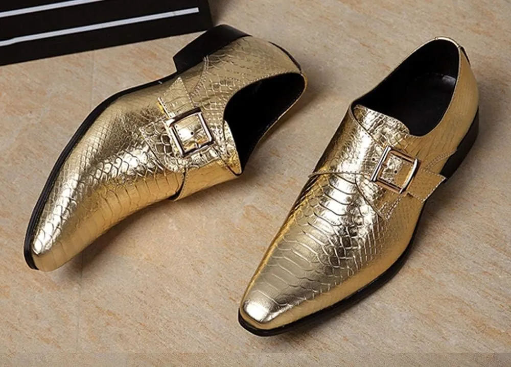 New Driving Shoes for Men Men Slip On Monk Strap Oxford Shoes Slip On for Business Genuine Leather