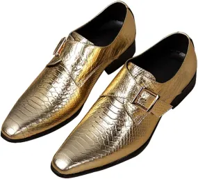 New Driving Shoes for Men Men Slip On Monk Strap Oxford Shoes Slip On for Business Genuine Leather