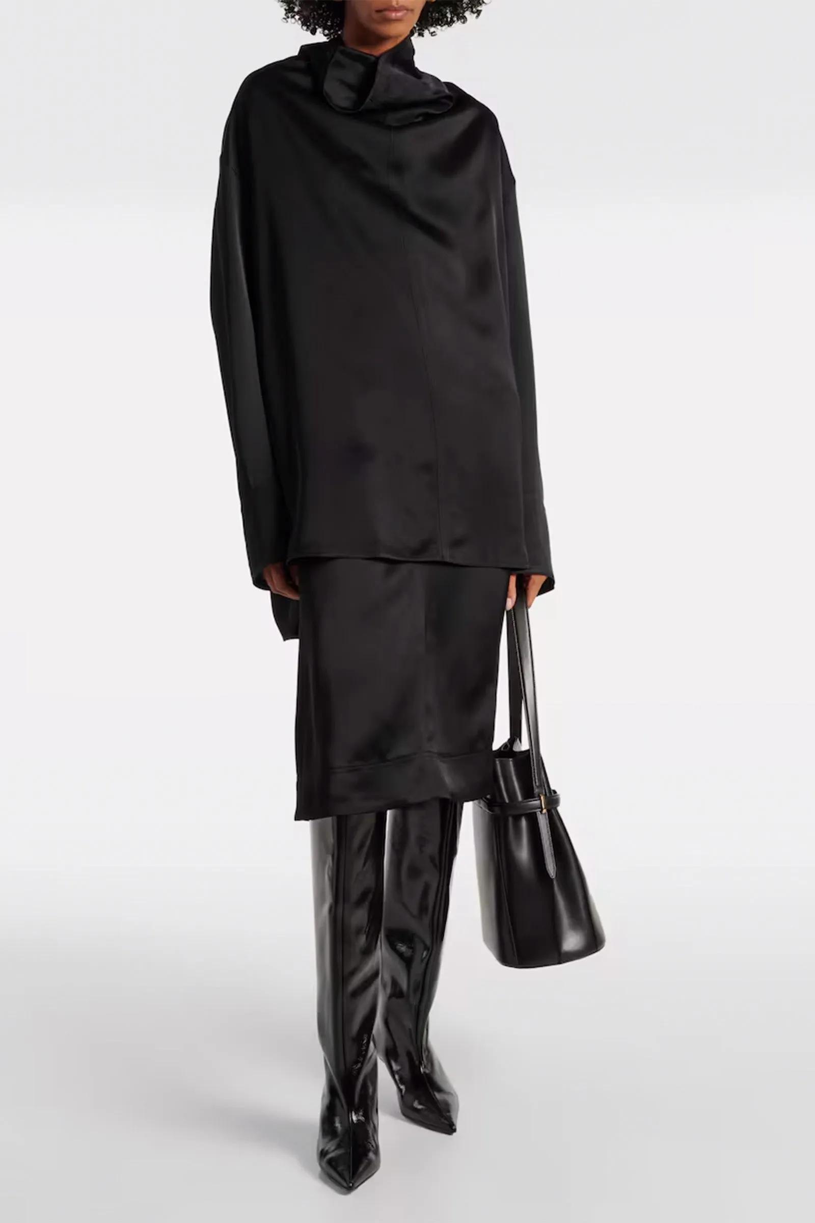 Patent Leather Knee-high Boots