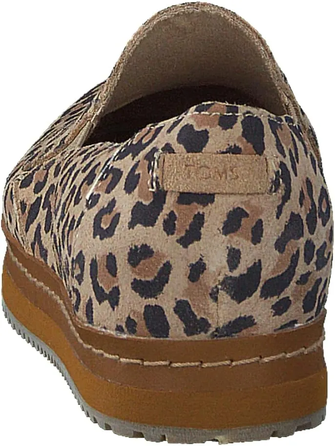 TOMS Womens Palma Leather Wrap Slip On Flats Casual - Beige