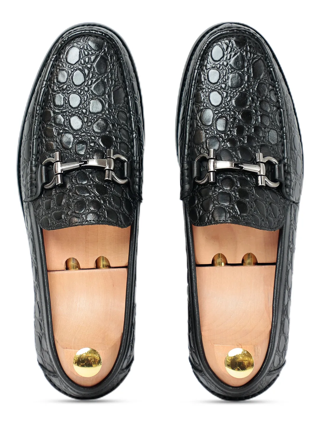 Vantier Classic Horsebit Pebble Black