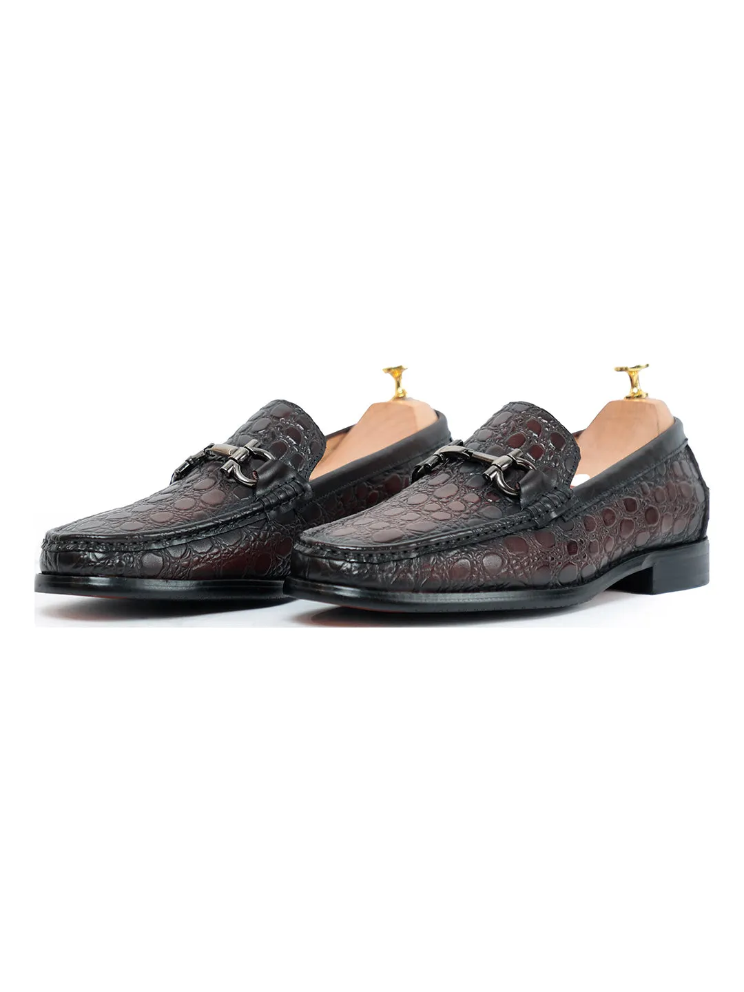 Vantier Classic Horsebit Pebble Coffee
