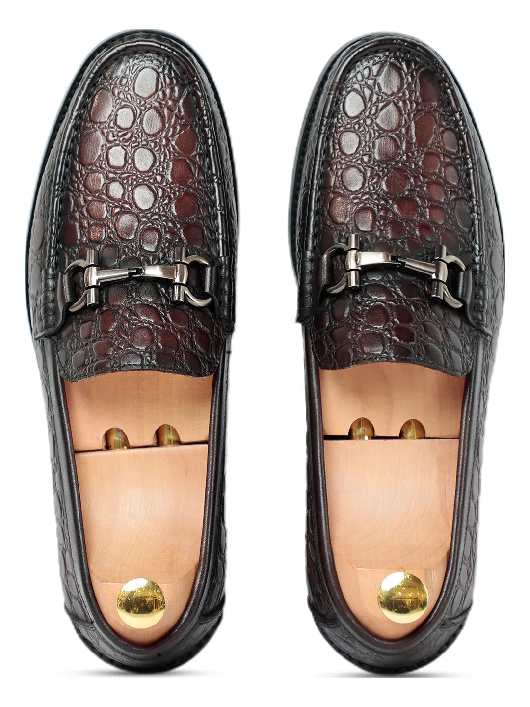 Vantier Classic Horsebit Pebble Coffee