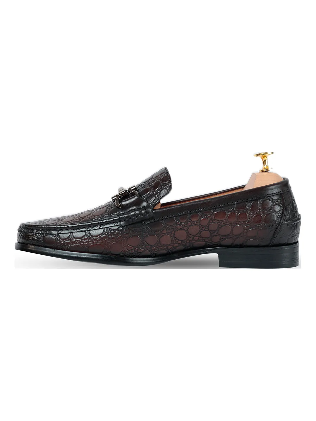 Vantier Classic Horsebit Pebble Coffee