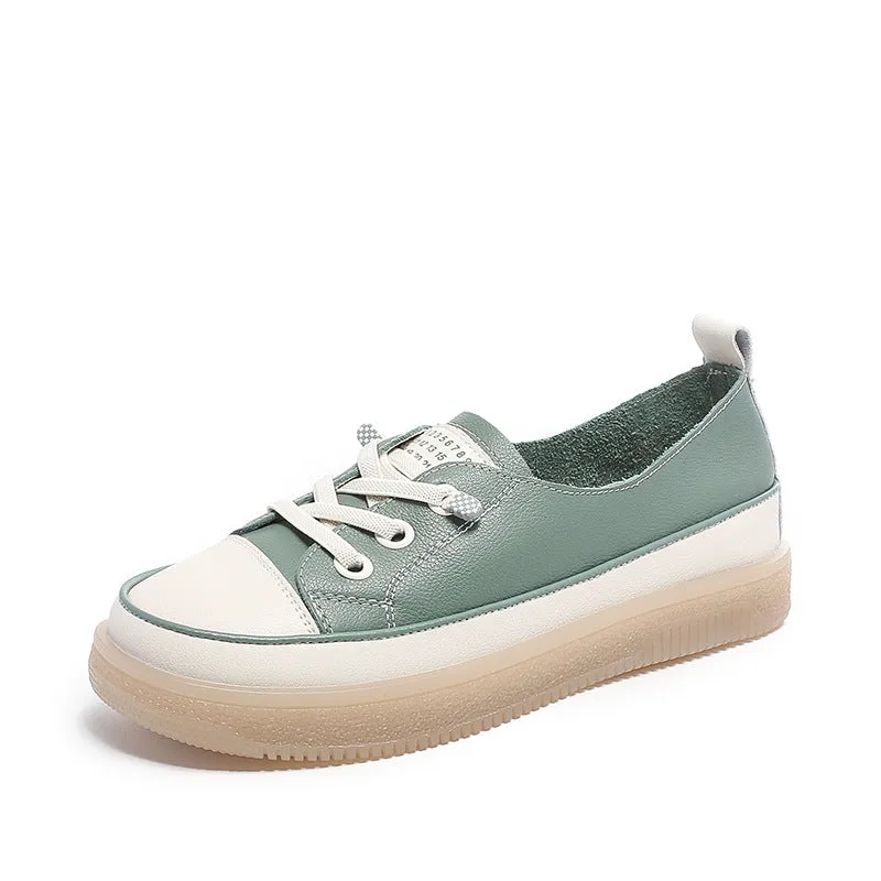 Women Fashion Leather Minimalist Casual Shoes