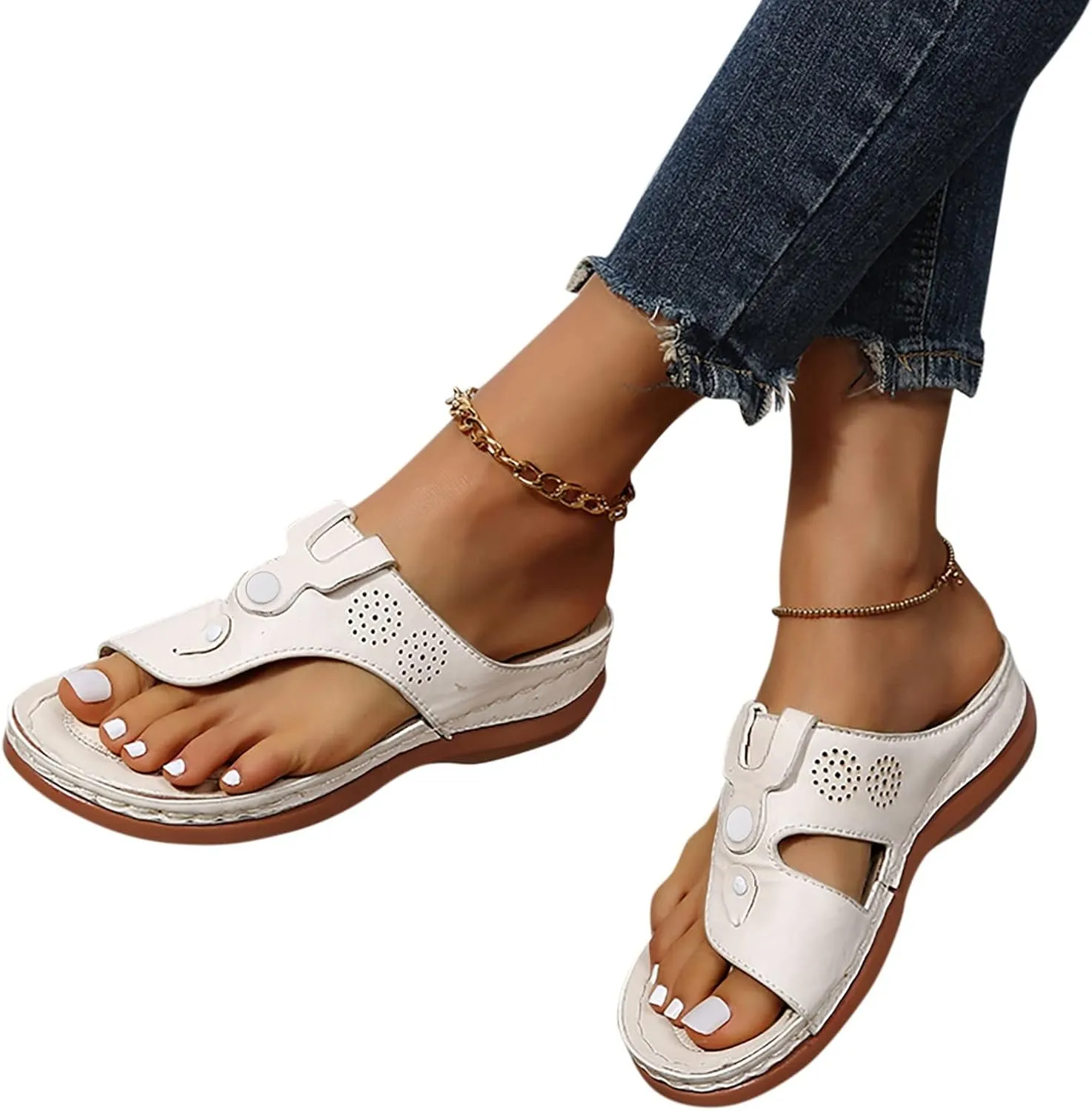 Women Flip Flops Comfortable Summer Beach Thong Sandals Slippers Women Womens Arch Support Flip Flops