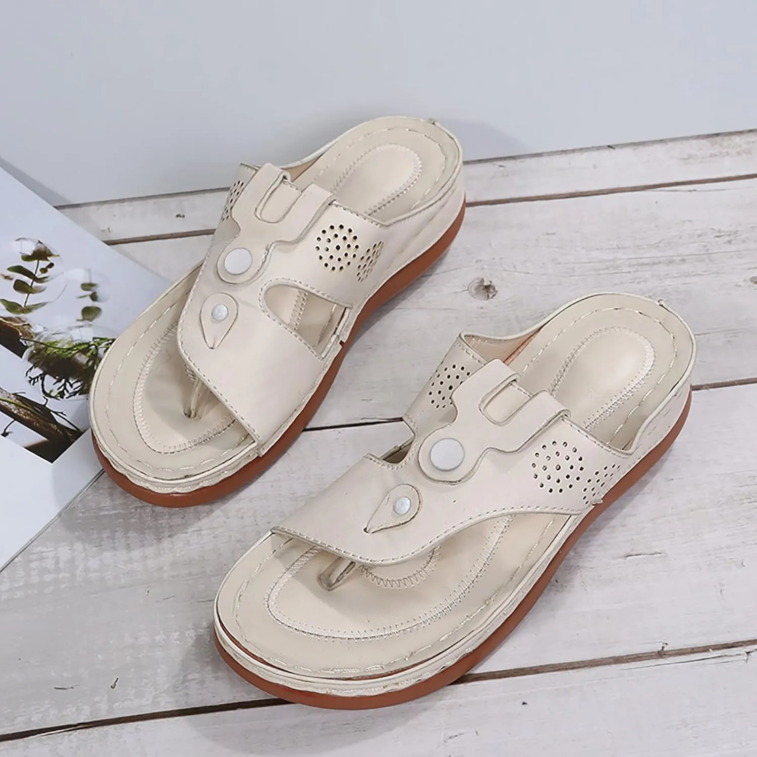 Women Flip Flops Comfortable Summer Beach Thong Sandals Slippers Women Womens Arch Support Flip Flops