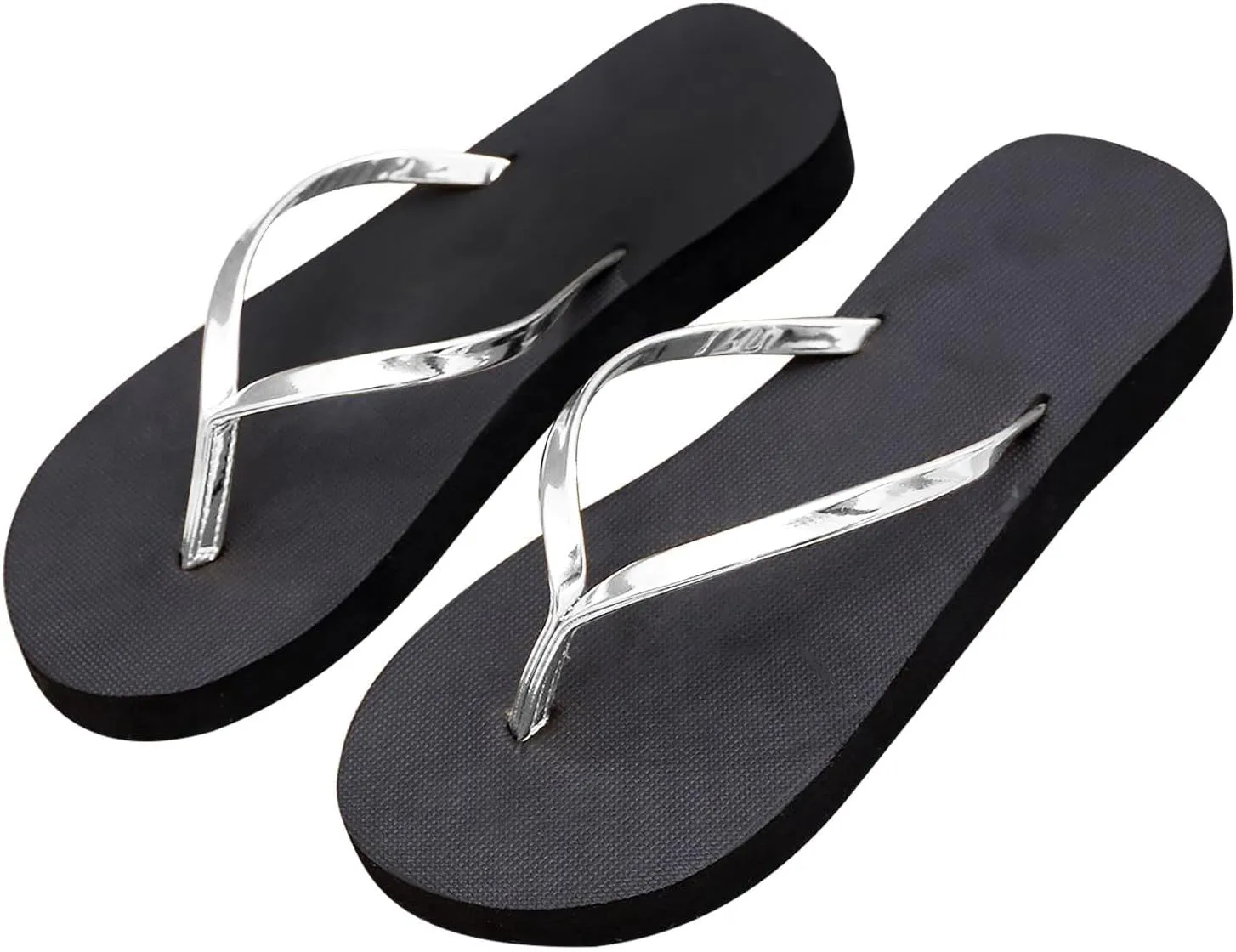 Women Summer Flat Flip Flops Comfort Flats Slippers Lightweight Clip Toe Thong Slides Sandals Beach Shoes