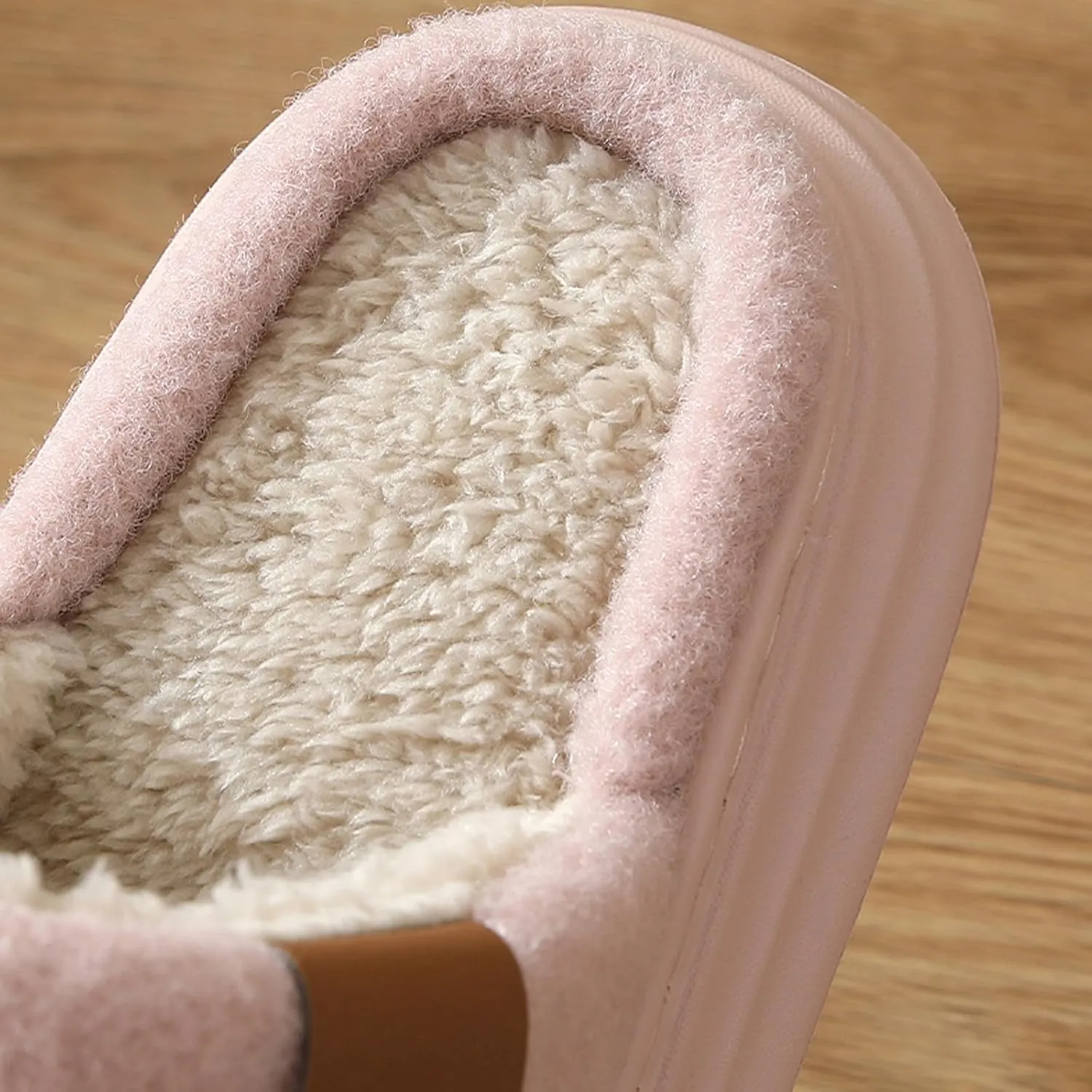 Women's Cozy Thick Winter Slippers Fuzzy Indoor Fluffy House Shoes Comfy Slip-on Home Bedroom Cute Warm Outdoor Shoe