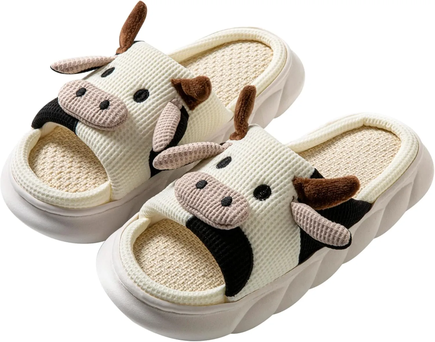 Women's Cute Animal Pig Slippers - Soft, Cosy Four Seasons Home Linen Slippers