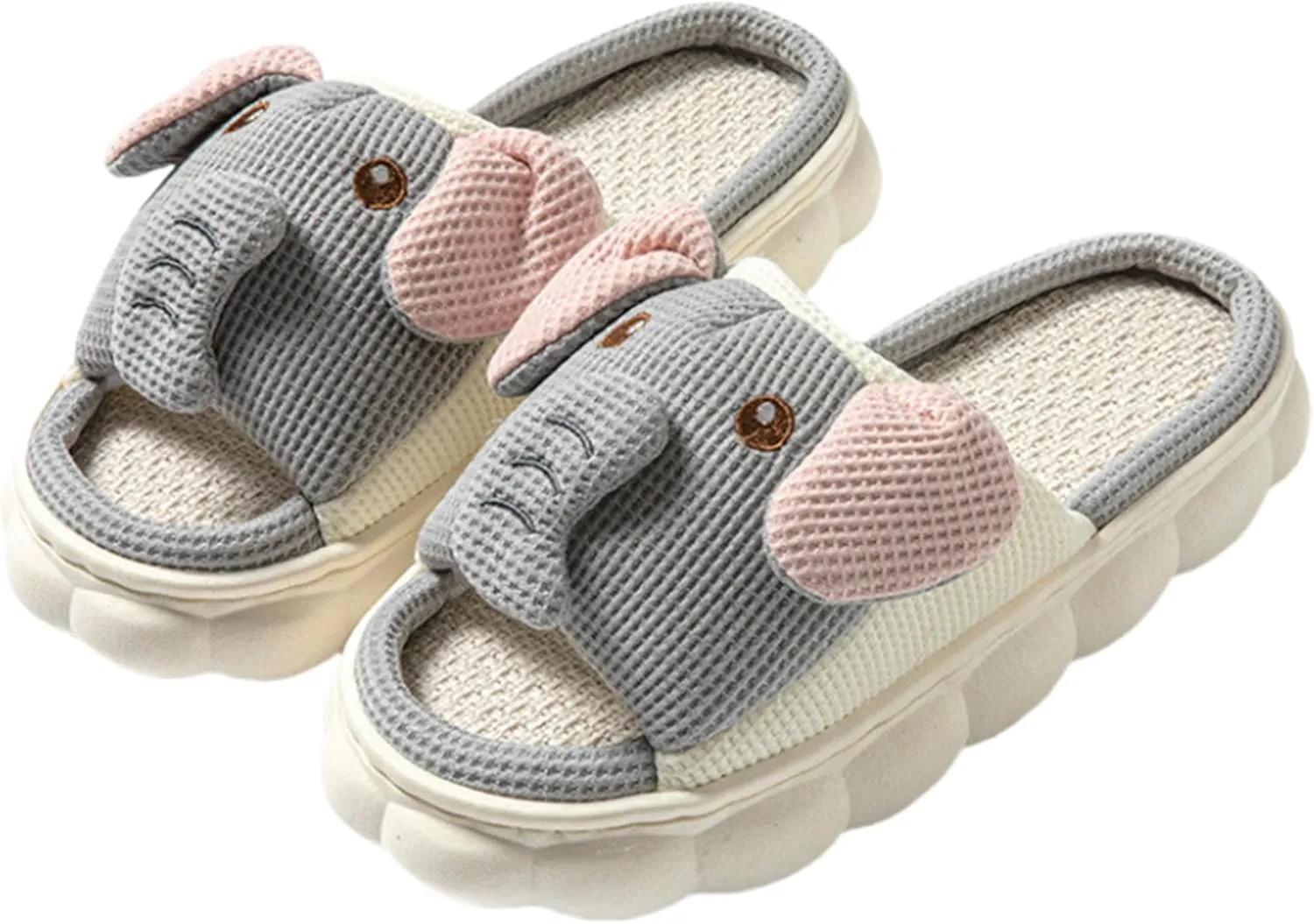 Women's Cute Animal Pig Slippers - Soft, Cosy Four Seasons Home Linen Slippers