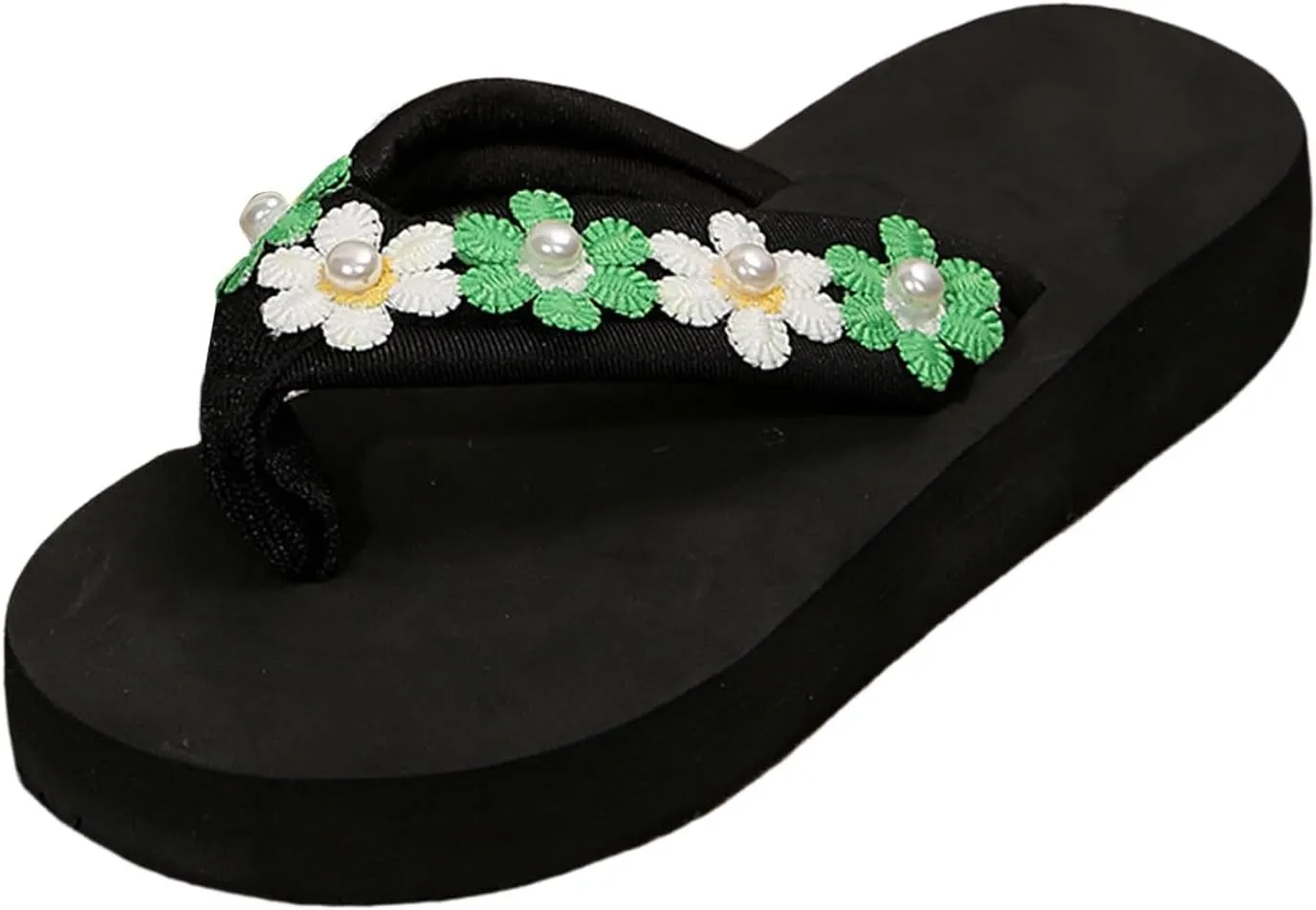 Women's Summer Fashion Flip-Flops Casual Comfortable Thong Sandal with Arch Support Pillow Shower Slippers
