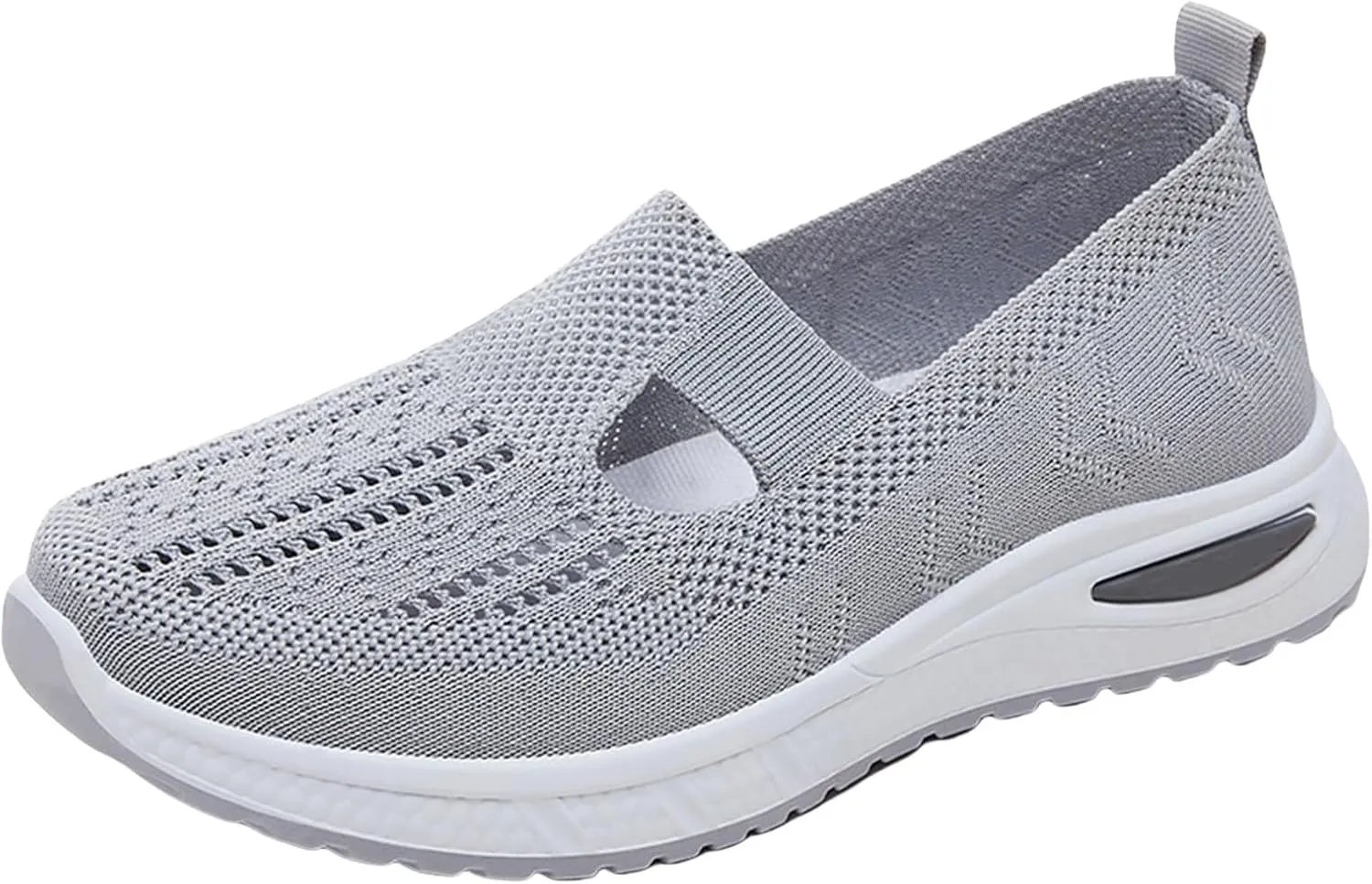 Women's Woven Orthopedic Breathable Soft Shoes Non Slip Work Shoes Women Flat Feet Women Shoes Casual Fashion Sneakers White Tennis Shoe White Loafers